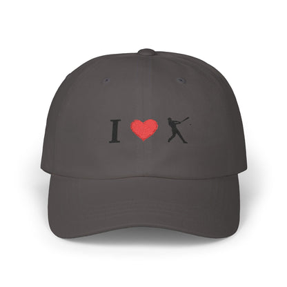 I Love Baseball Dad Cap, Sporty Hat for Dads, Baseball Lover Gift, Father's Day Gift, Casual Everyday Wear - TRV