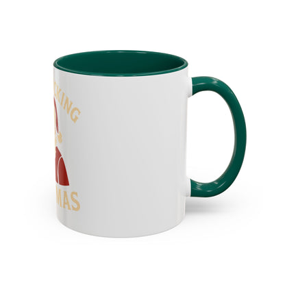 Irreverent Merry Christmas Mug — Funny Santa Middle Finger Coffee Cup (11oz & 15oz)
