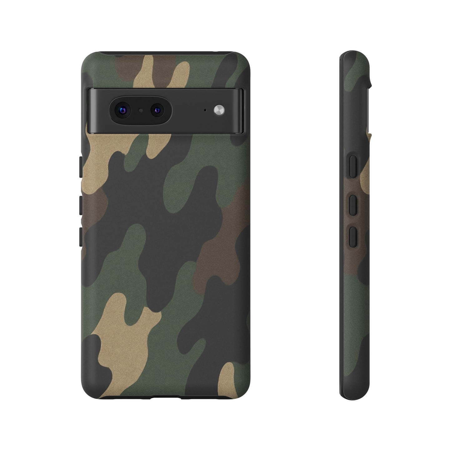 Camouflage Phone Case, Tough Phone Cover, Military Style Accessory, Protective Case for Men, Gifts for Soldiers - TRV