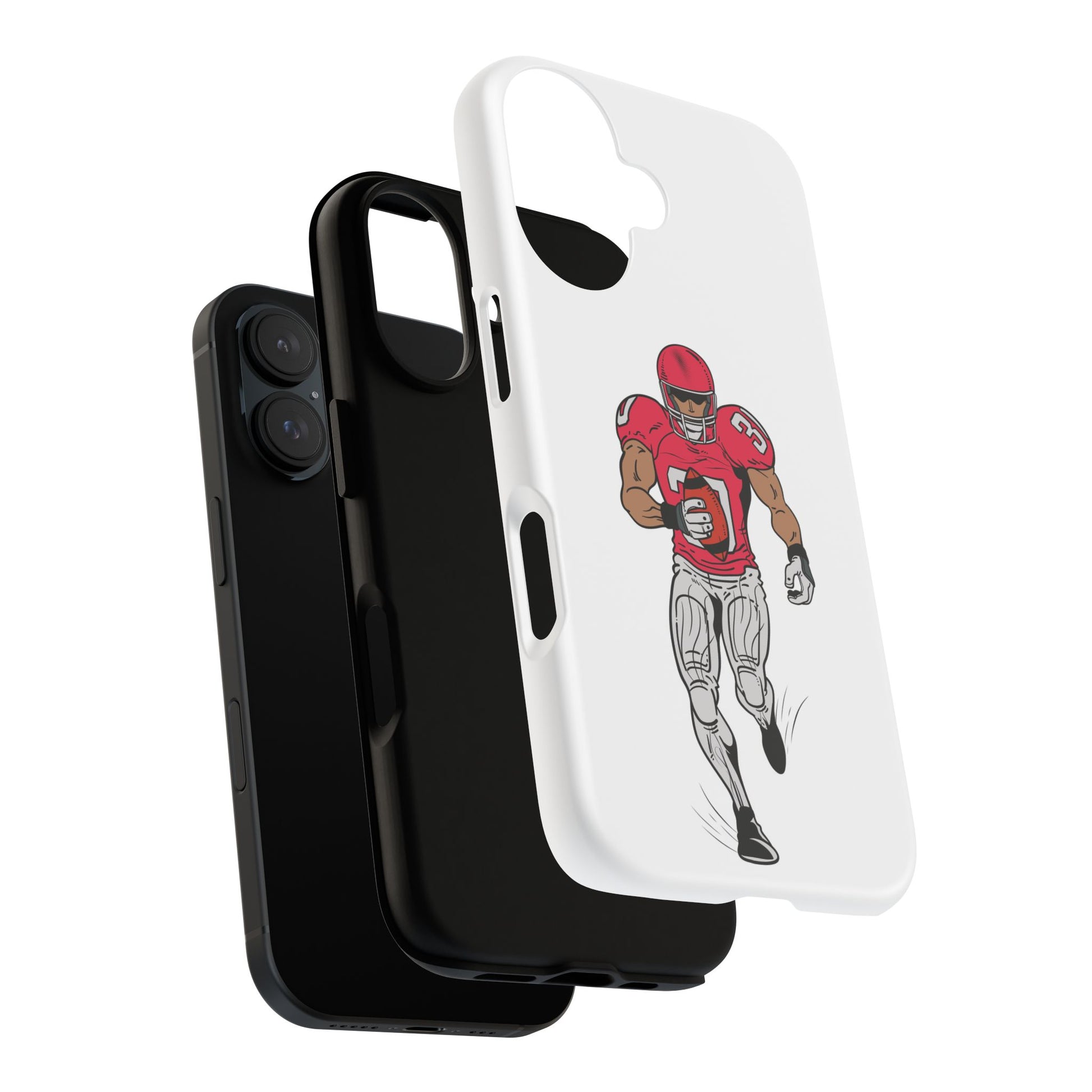 Football Player Tough Case, Sports Phone Cover, Athlete Gift, Tough Phone Case, Fall Sports, Football Lover's Accessory - TRV