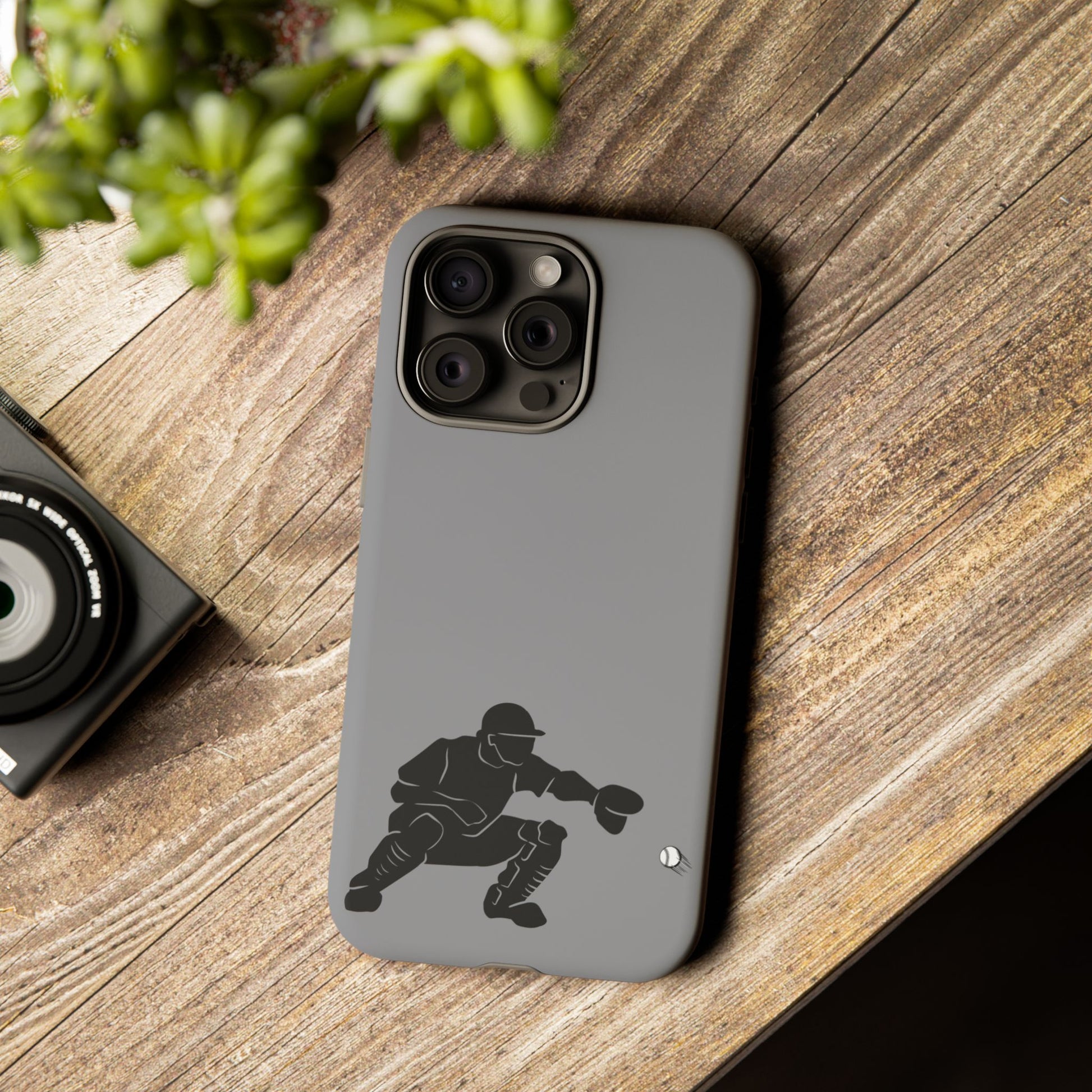 Baseball Catcher Phone Case - Tough Cases, Sports Phone Cover, Great for Athletes, Perfect Gift for Baseball Lovers, Unique Cell Phone Design - TRV