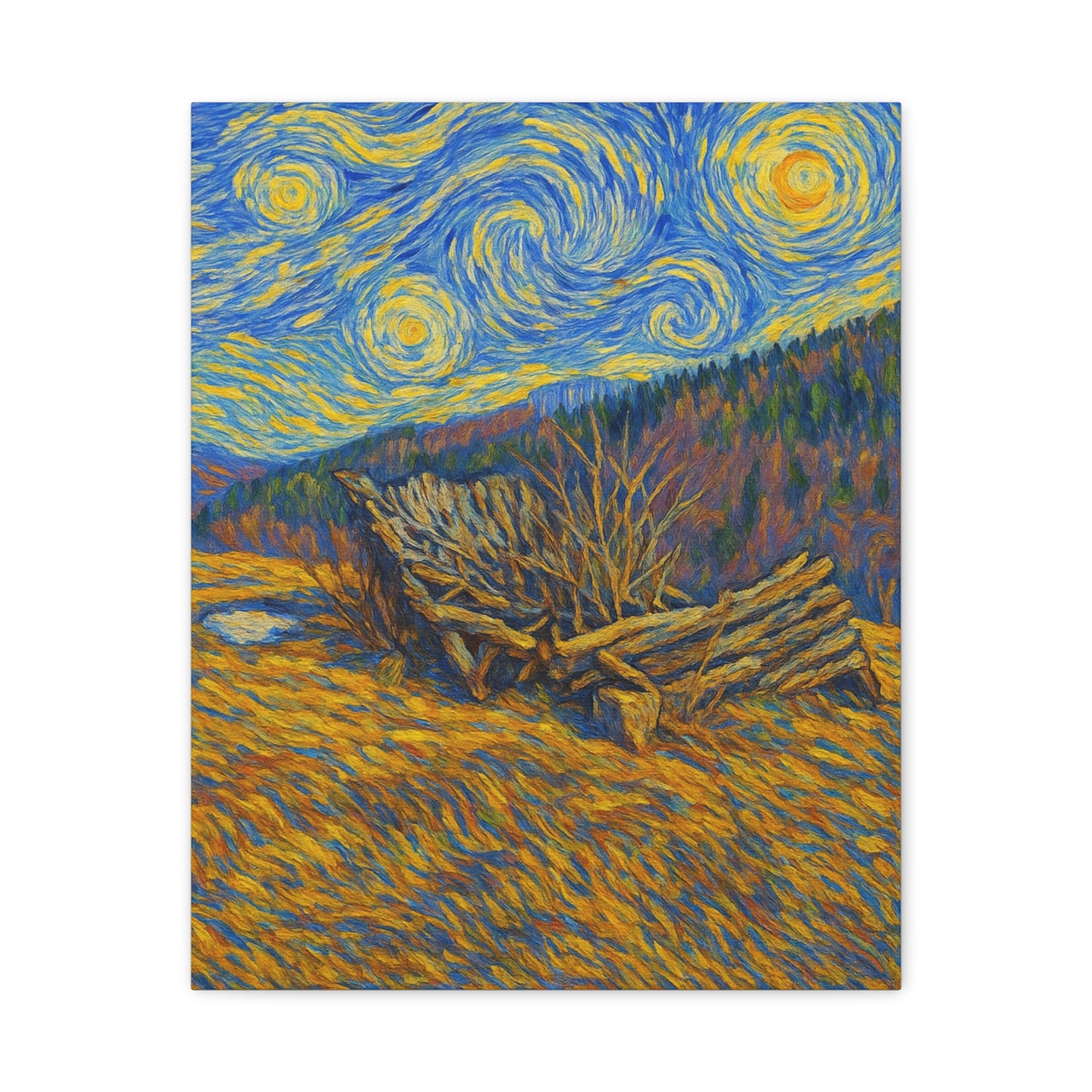 Artistic Van Gogh Style Canvas Wall Art, Nature Inspired Decor, Home Aesthetic, Gift for Art Lovers, Gallery Wall Piece, Living Room Decor, [...] - TRV