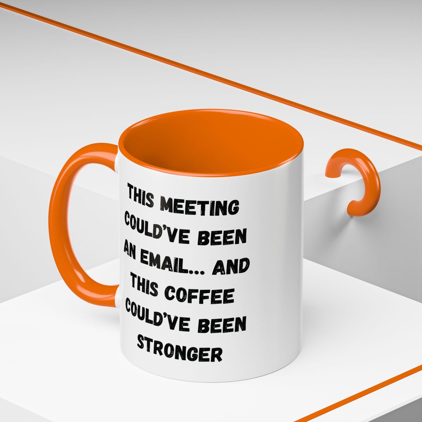 Funny Office Coffee Mug - This Meeting Could've Been an Email Mug, Gift for Coworkers, Work From Home Humor, Coffee Lover Gift, Motivational