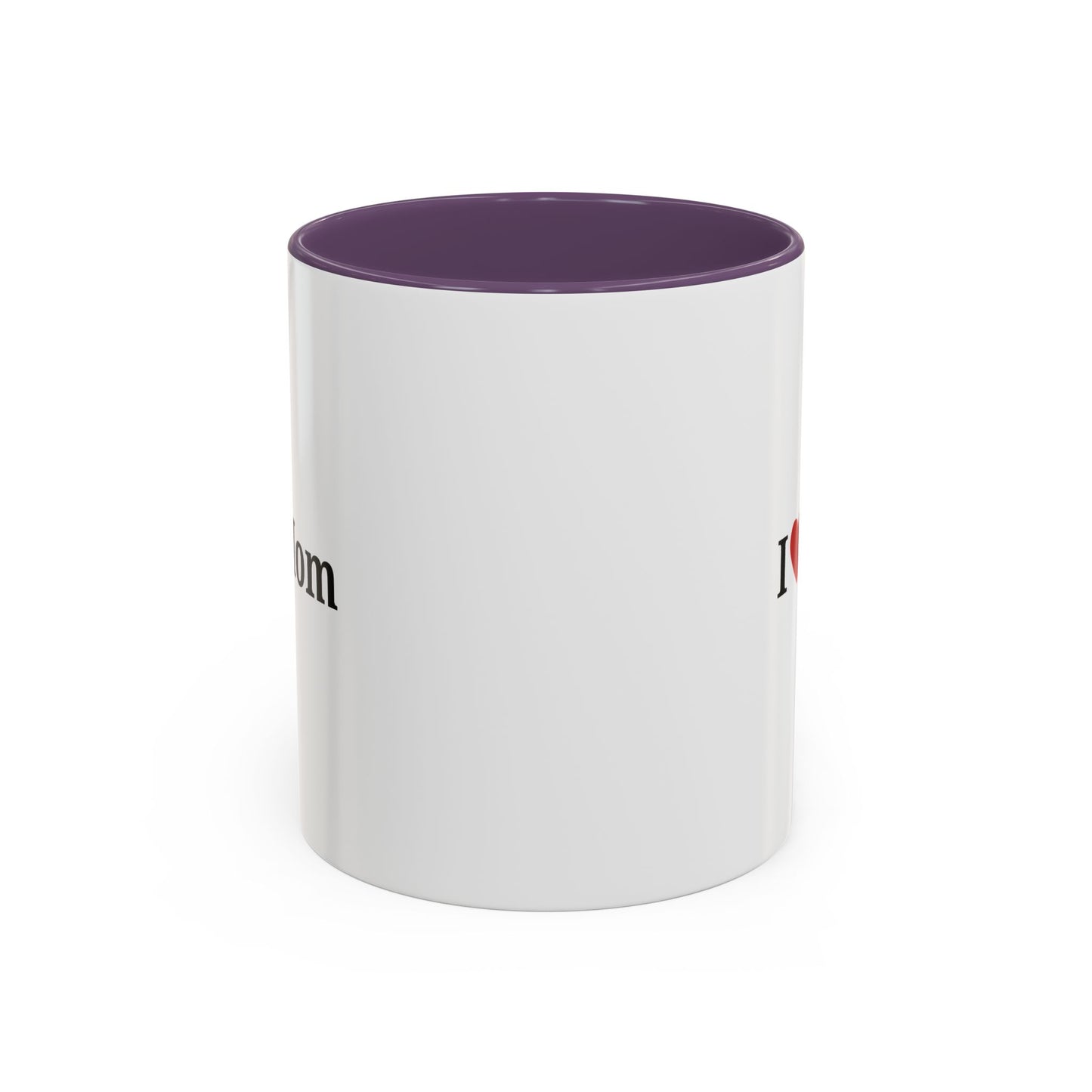 I Love Mom Accent Coffee Mug - Perfect Gift for Mother's Day & Special Occasions - TRV