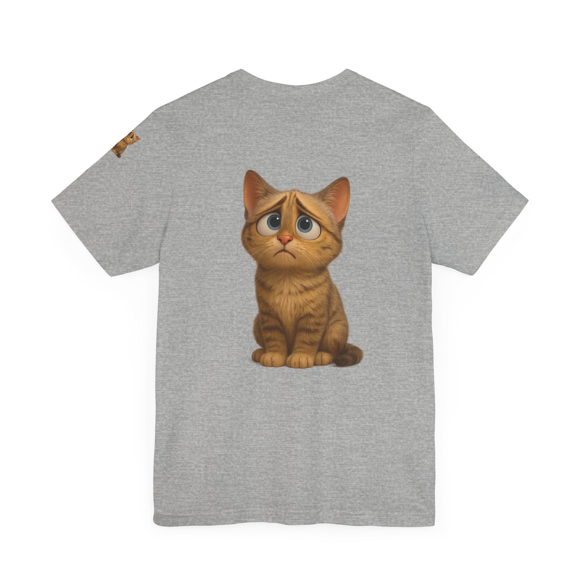 Adorable Cat Graphic Tee, Cute Pet Lover Shirt, Animal Lover Gift, Funny Cat Apparel, Birthday, Christmas, Everyday Use - TRV