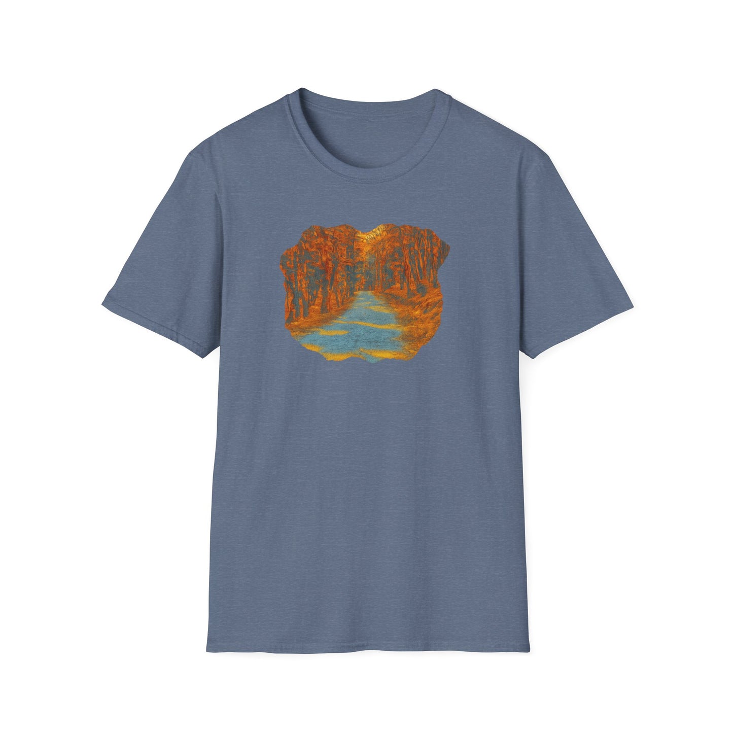 Nature-Inspired Unisex Softstyle T-Shirt, Outdoor Lover Gift, Casual Wear, Ideal for Hiking, Nature Trips, Unique Graphic Tee - TRV