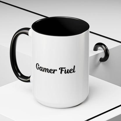 Gamer Fuel Accent Coffee Mug - Perfect for Gamers