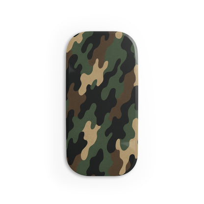 Camouflage Phone Grip Stand, Smartphone Holder, Mobile Accessory, Unique Gift for Tech Lovers, Adjustable Click-On Grip - TRV