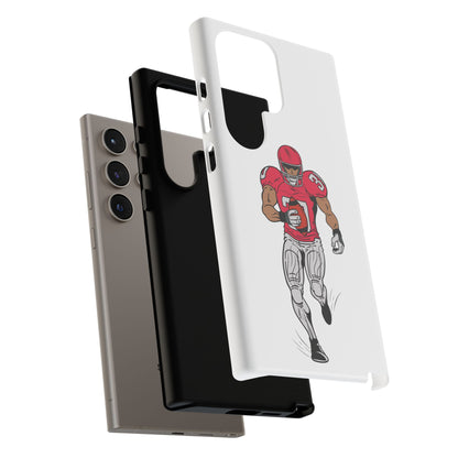 Football Player Tough Case, Sports Phone Cover, Athlete Gift, Tough Phone Case, Fall Sports, Football Lover's Accessory - TRV