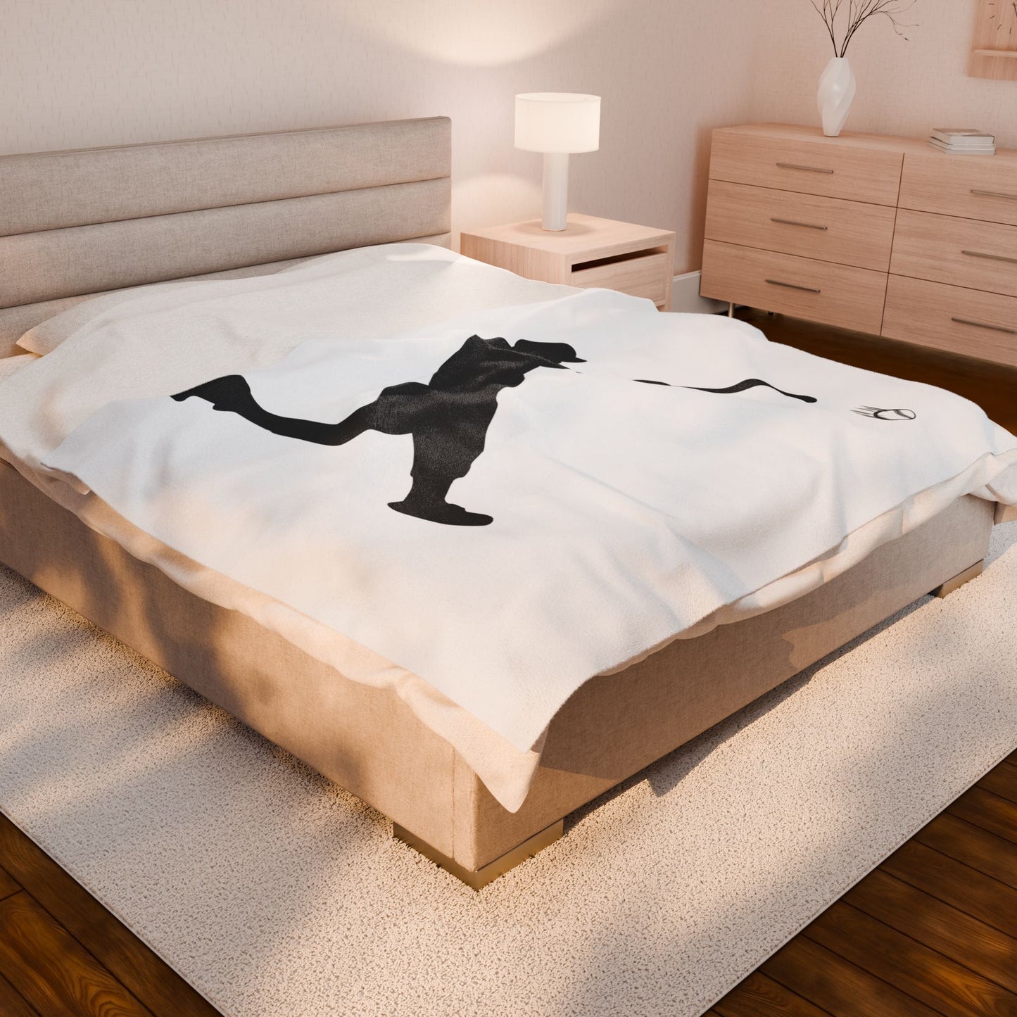 Baseball Velveteen Plush Blanket, Cozy Sports Throw, Soft Blanket for Fans, Great Gift for Baseball Lovers, Home Decor - TRV