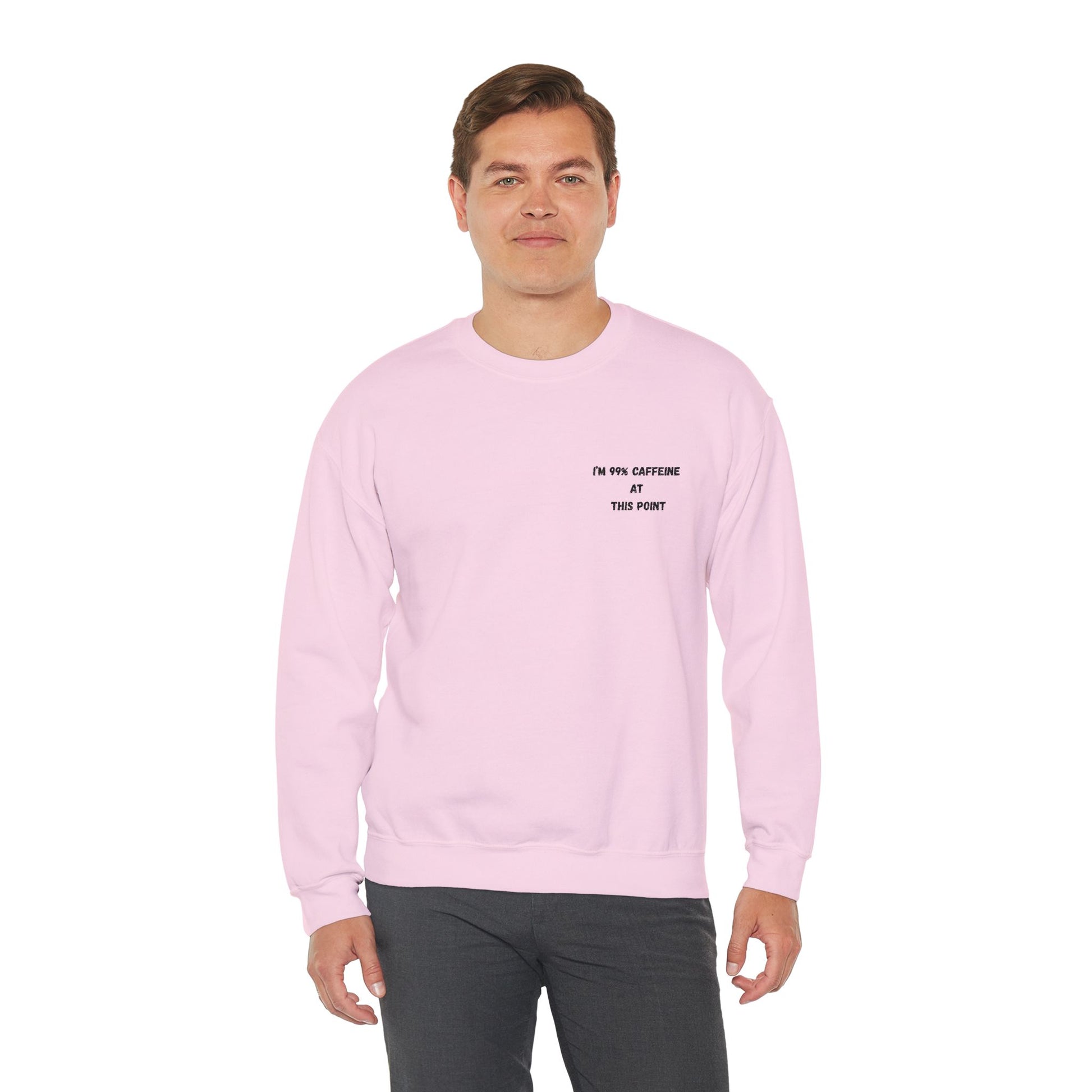 Caffeine Lover's Crewneck Sweatshirt | Unisex Heavy Blend - TRV