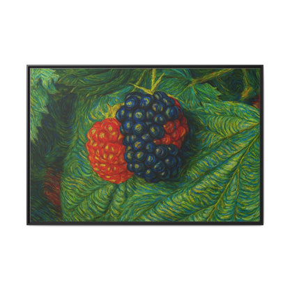 Van Gogh Style Blackberry Canvas Art, Framed Wall Decor, Botanical Print, Summer Home Decor, Gift for Garden Lovers - TRV