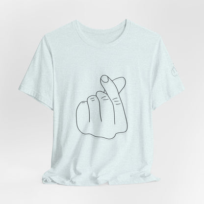 Minimalist Hand Sign Unisex Tee | Casual Everyday Wear | Perfect for Gift Givers