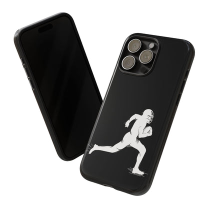 Football Player Phone Case, Tough Cases, Sports Phone Cover, Gift for Athletes, iPhone & Samsung Accessories, Running Player Design - TRV