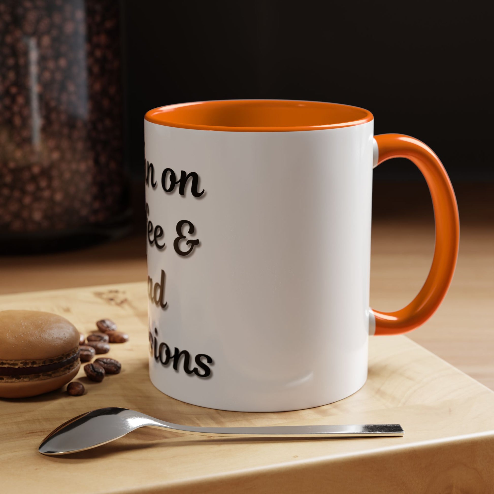 Funny Coffee Mug - "I Run on Coffee & Bad Decisions" - Perfect Gift for Coffee Lovers - TRV