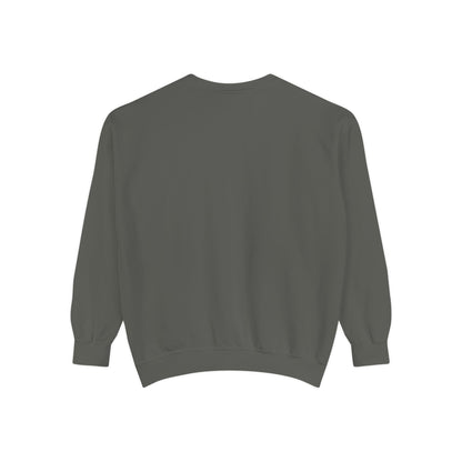 Minimalist Peace Hand Sweatshirt — Small Chest Line Art Crewneck