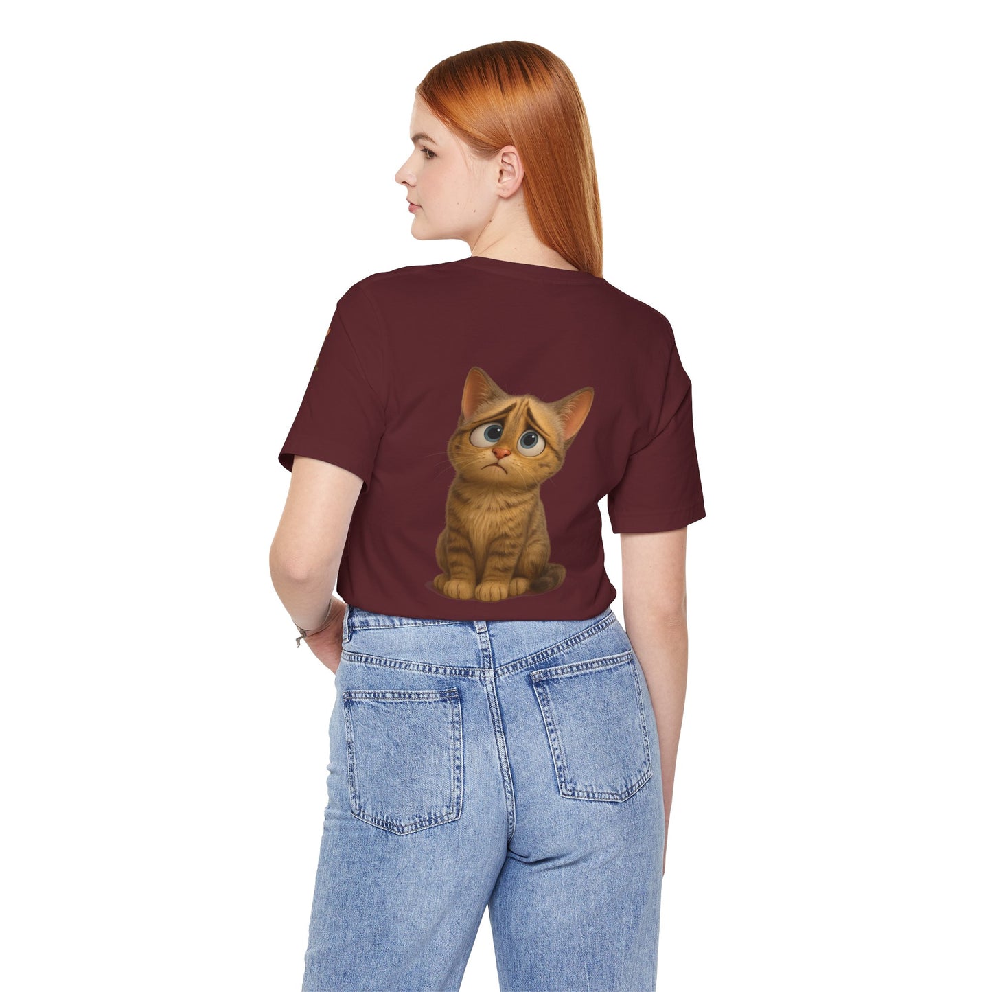 Adorable Cat Graphic Tee, Cute Pet Lover Shirt, Animal Lover Gift, Funny Cat Apparel, Birthday, Christmas, Everyday Use - TRV