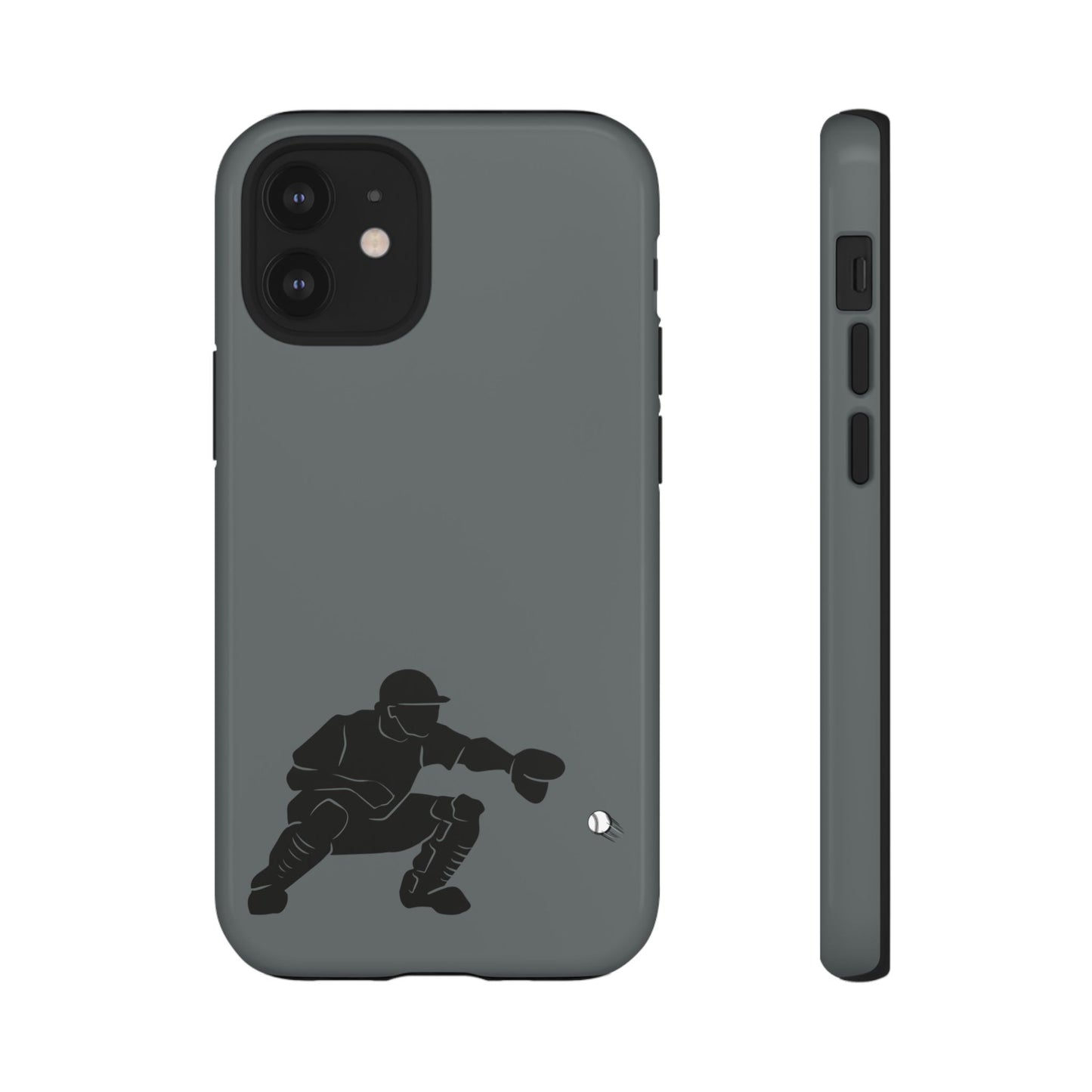 Baseball Catcher Phone Case, Sports Phone Accessory, Tough Cases, Gift for Athletes, Sports Fan Merchandise, Unique Design - TRV