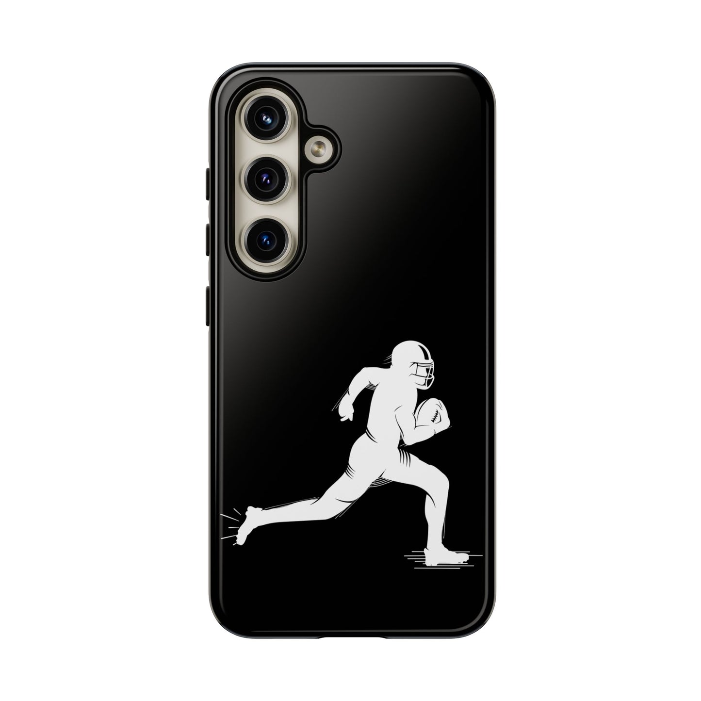 Football Player Phone Case, Tough Cases, Sports Phone Cover, Gift for Athletes, iPhone & Samsung Accessories, Running Player Design - TRV