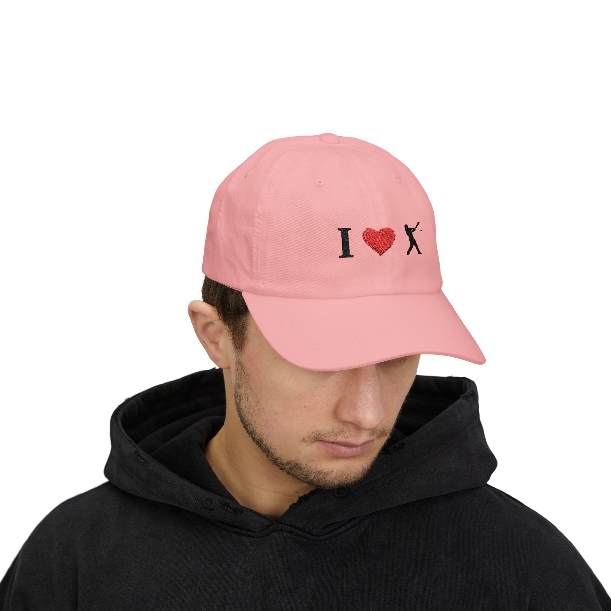 I Love Baseball Dad Cap, Sporty Hat for Dads, Baseball Lover Gift, Father's Day Gift, Casual Everyday Wear - TRV