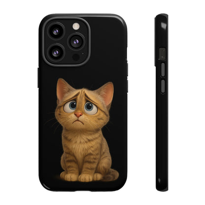 Cute Cat Phone Case, Adorable Kitty Cover, Pet Lover Gift, Unique Animal Design, Customizable Mobile Case - TRV