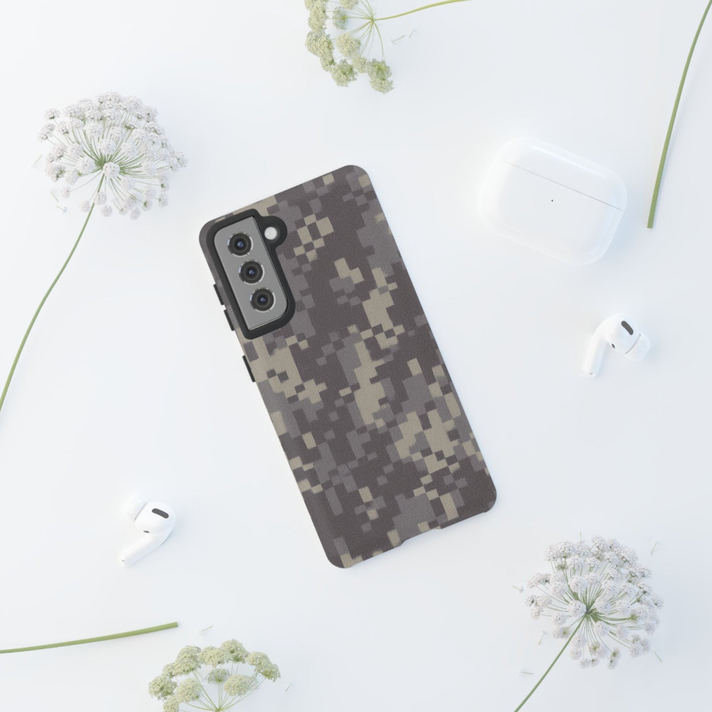 Camouflage Phone Case, Military Style Cover, Tough Phone Protection, Durable Phone Accessory, Gift for Veterans, Outdoor Enthusiasts - TRV