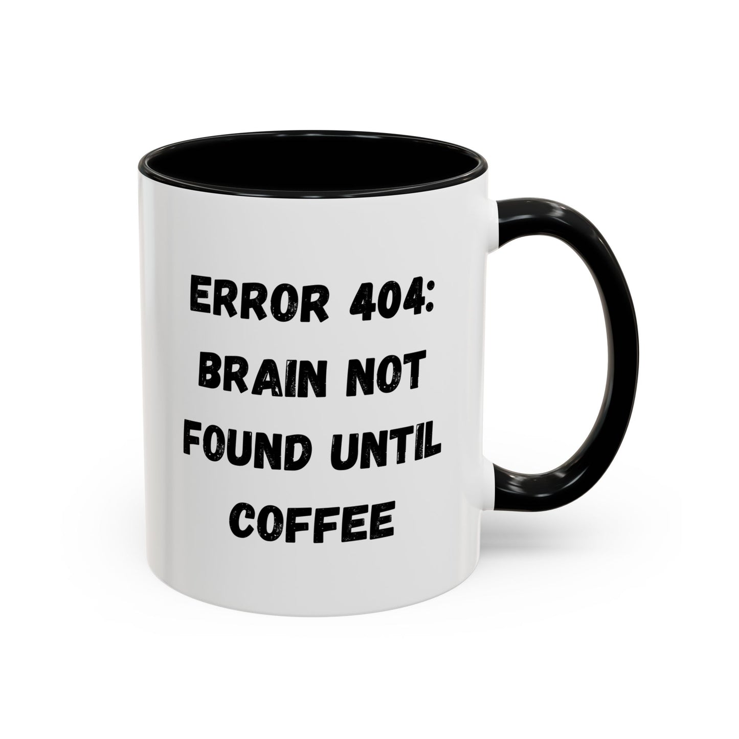 Error 404 Coffee Mug - Perfect for Your Daily Brew, Gift for Programmers, Humor for Coffee Lovers, Office Desk Decor, Nerdy Kitchenware
