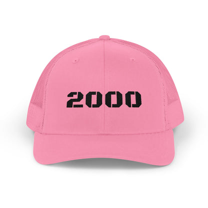 2000 Vintage Snapback Trucker Cap, Retro Baseball Hat, Birthday Gift, Stylish Outdoors Hat, 90s Nostalgia Cap - TRV
