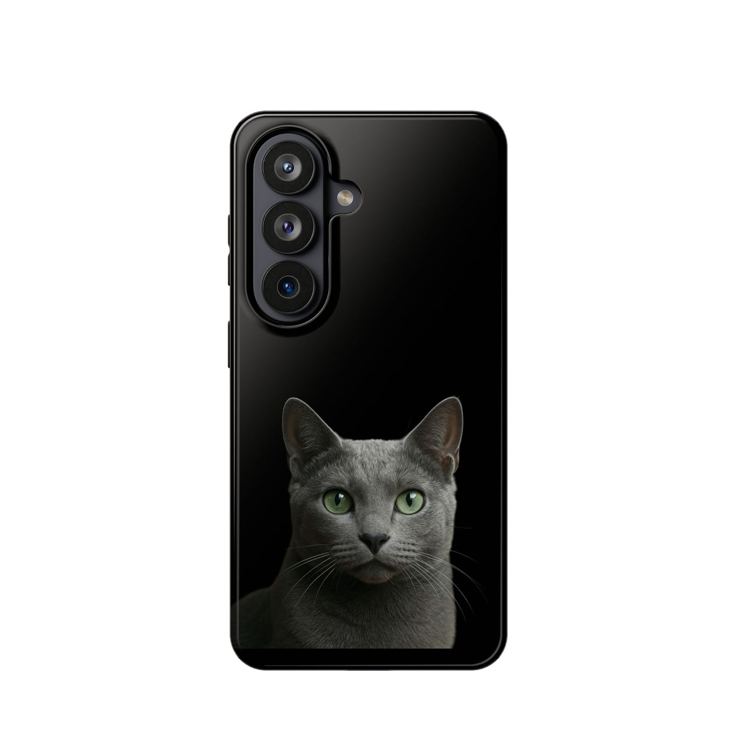 Russian Blue Cat Phone Case — Magnetic Impact-Resistant iPhone Cover