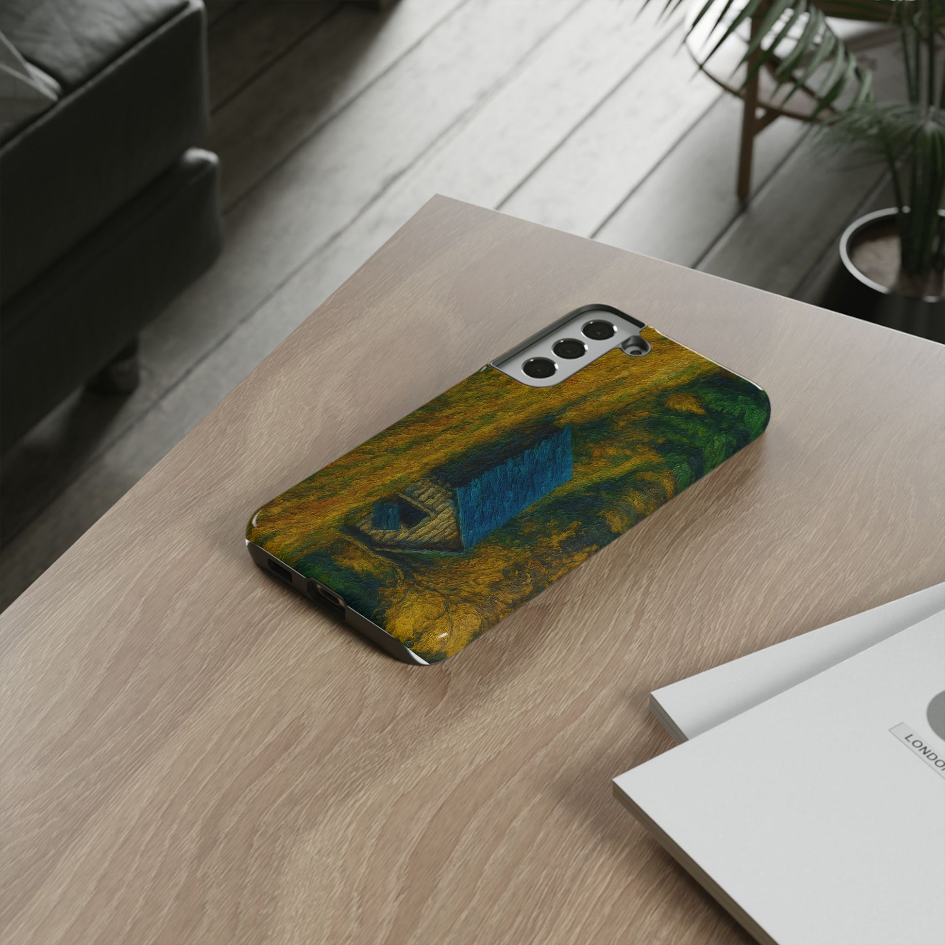 Artistic Phone Case by Tough Cases, Nature-Inspired Phone Protection, Unique Gift for Nature Lovers, Stylish Accessory, Fall Aesthetic - TRV