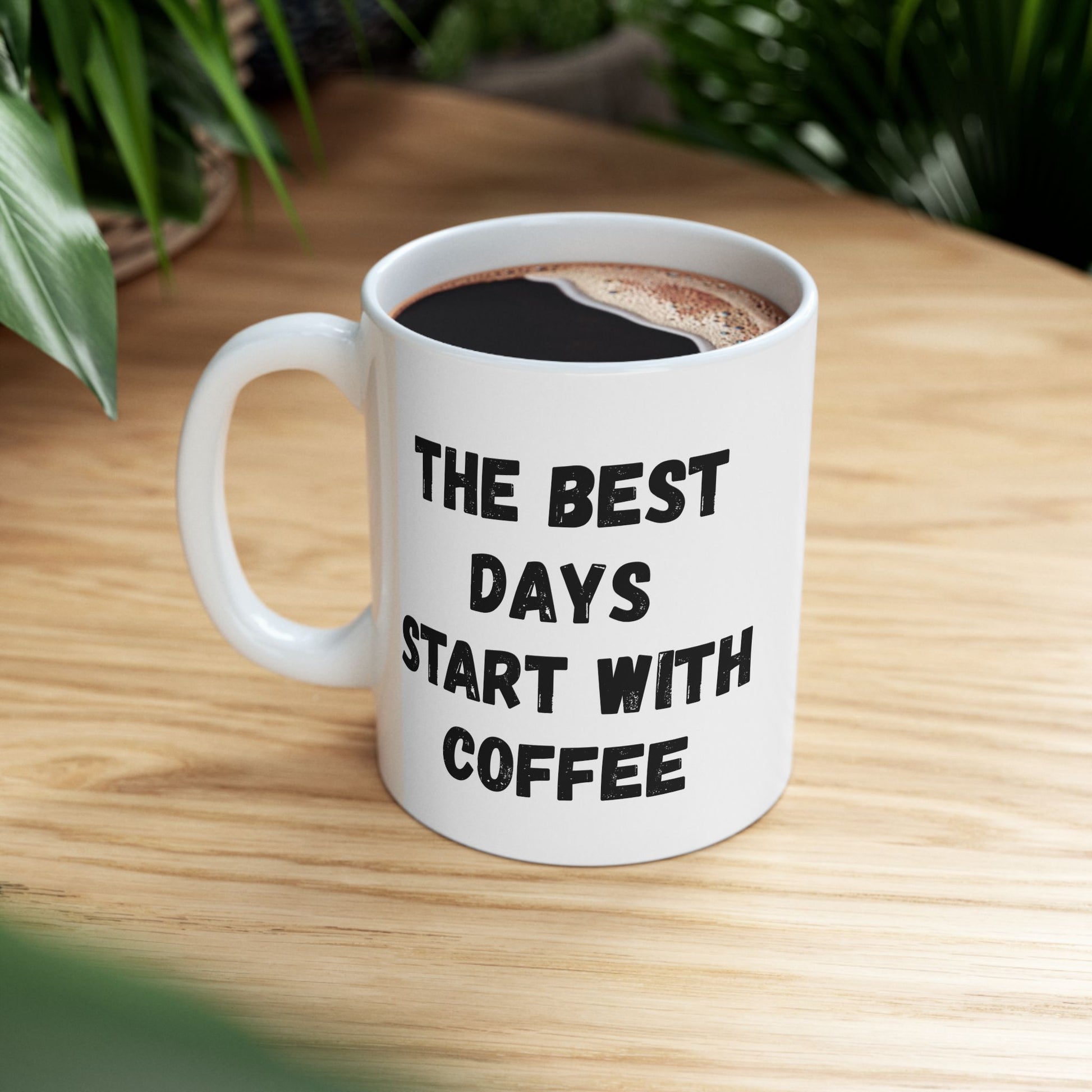 Inspirational Coffee Mug - Start Your Day Right (11oz, 15oz) - TRV