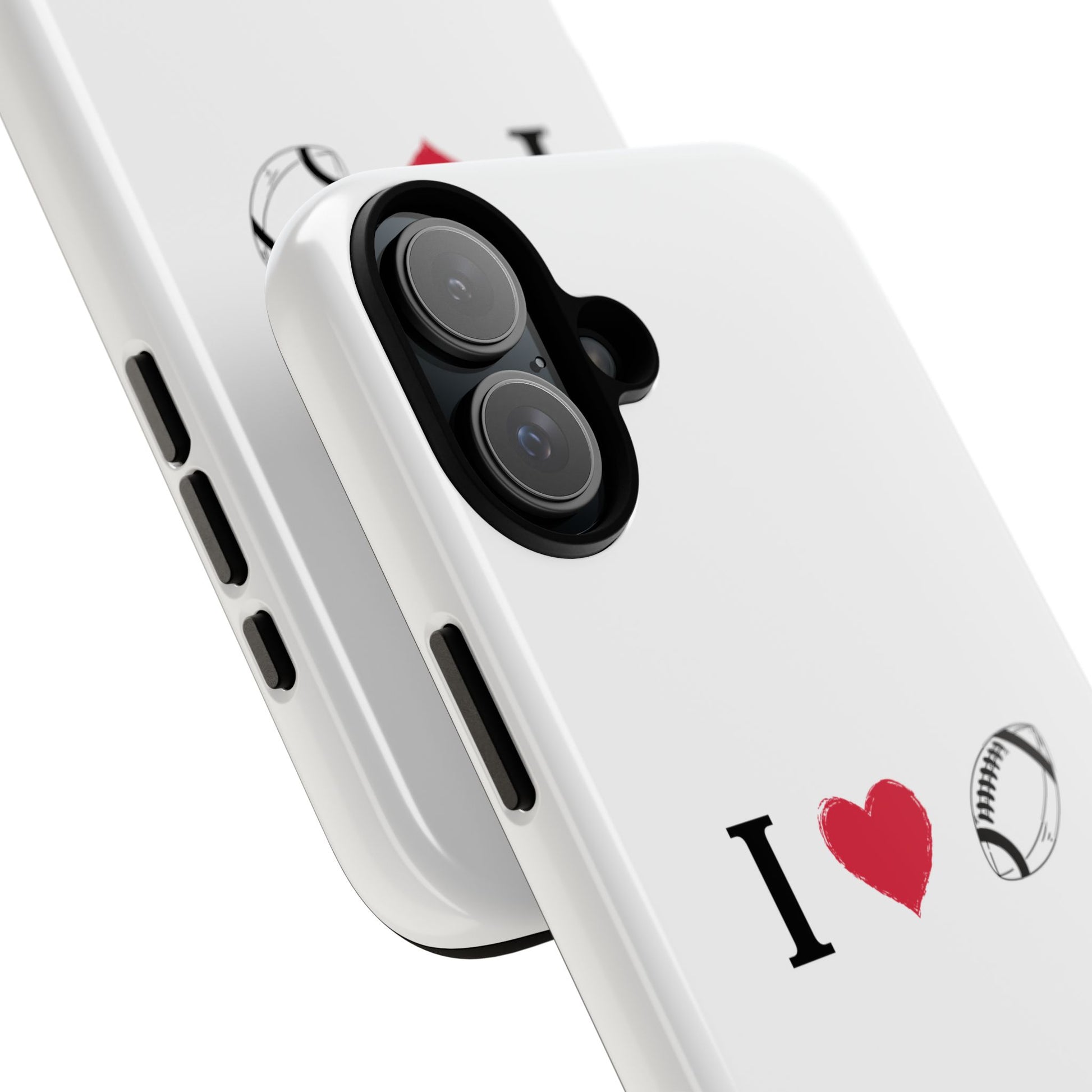 Football Love Phone Case - Tough Cases, Unique Sports Lover Gift, Personalized Cellphone Cover, Birthday Present, Sports Equipment - TRV