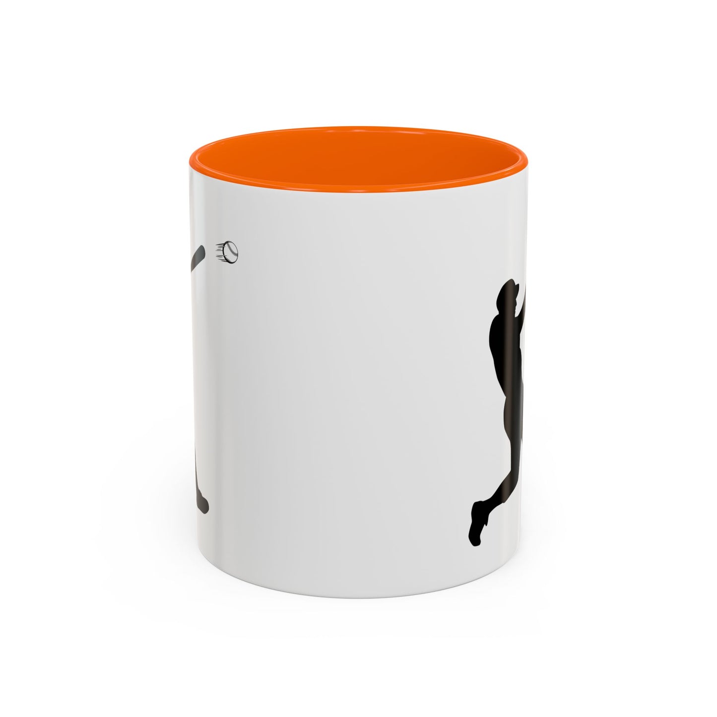 Baseball Player Accent Coffee Mug, Sports Gift, Baseball Lover Mug, Unique Coffee Cup, Personalized Sports Mug - TRV