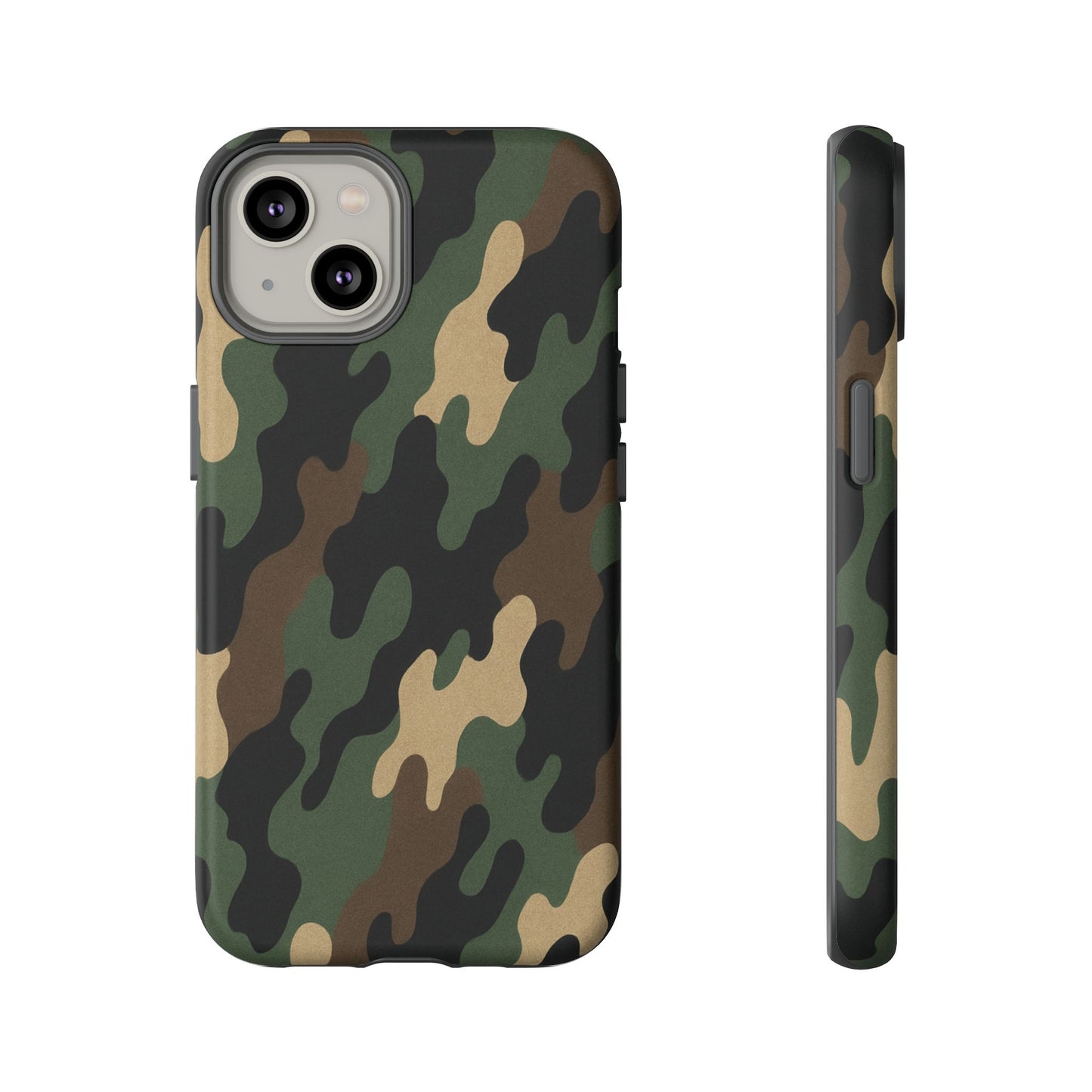 Camouflage Phone Case, Tough Cases, Military Style, Unique Phone Accessories, Gift for Him, Durable Phone Cover - TRV