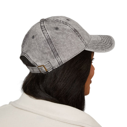 Embroidered Vintage Cap with USA Flag Design - TRV