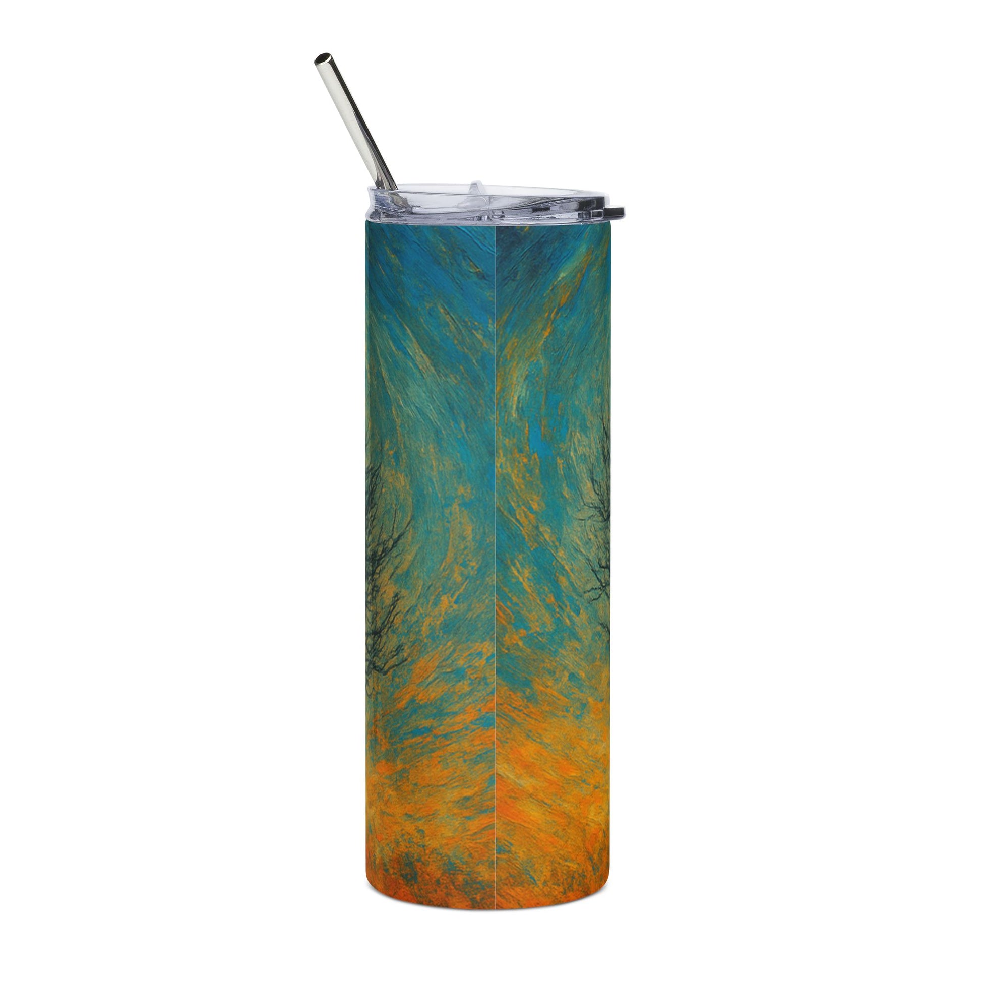 Serene Nature-Inspired Stainless Steel Tumbler, 20oz | Ideal for Outdoors, Gifts, Home, Coffee Lovers, Travel, Eco-Friendly - TRV
