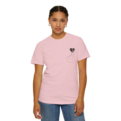 Heartbreak Unisex Garment-Dyed T-Shirt - Trendy Casual Tee for Self-Expression