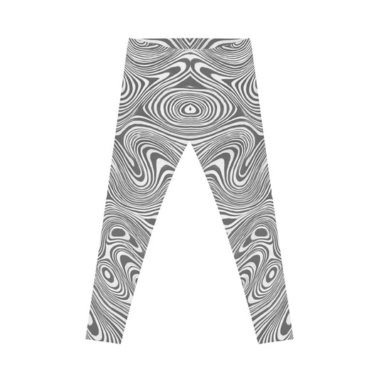 Chic Abstract Leggings - Comfortable, Stylish, Perfect for Workout, Yoga, Casual Wear, Festivals, Graphic Activewear - TRV