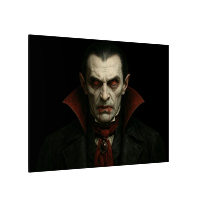 Vampire Portrait Canvas Wall Art – Gothic Dracula Print on Canvas