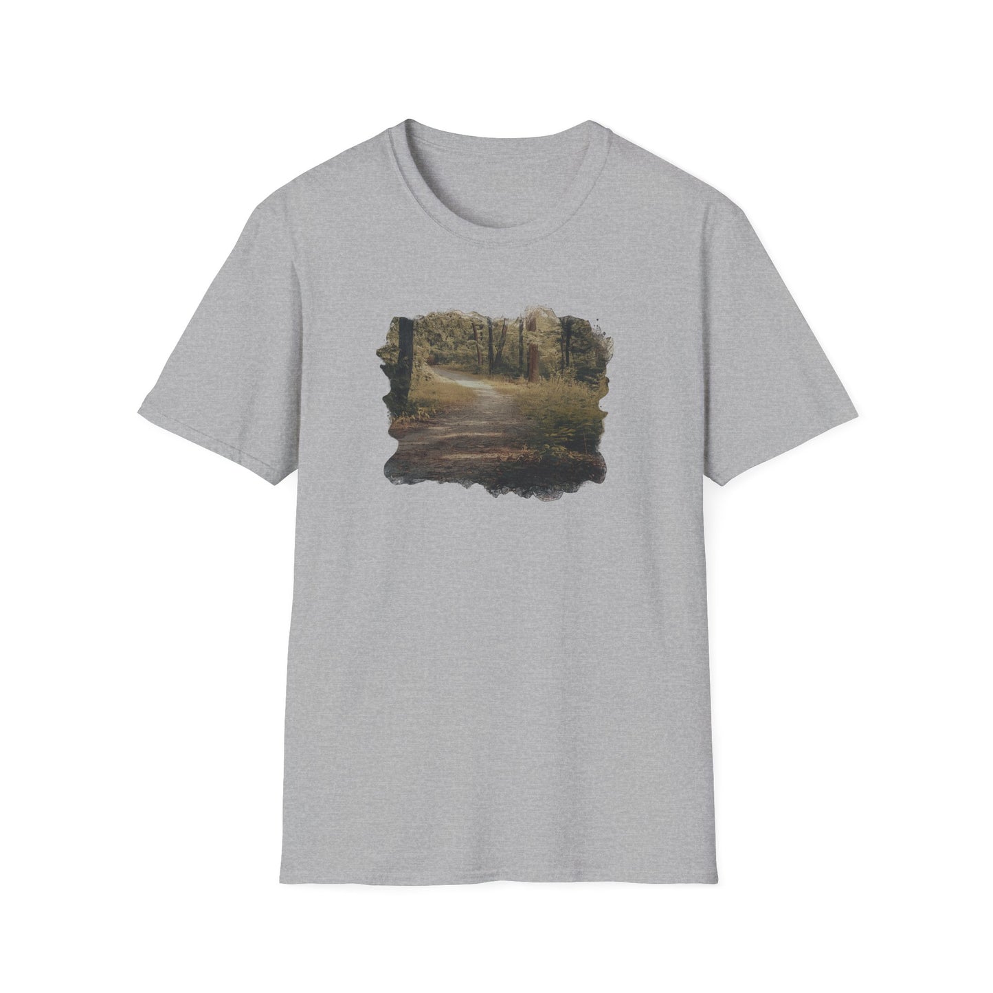 Nature-Inspired Unisex Softstyle T-Shirt, Eco-Friendly Fashion, Outdoor Lover Tee, Gift for Nature Enthusiasts, Casual Everyday Wear