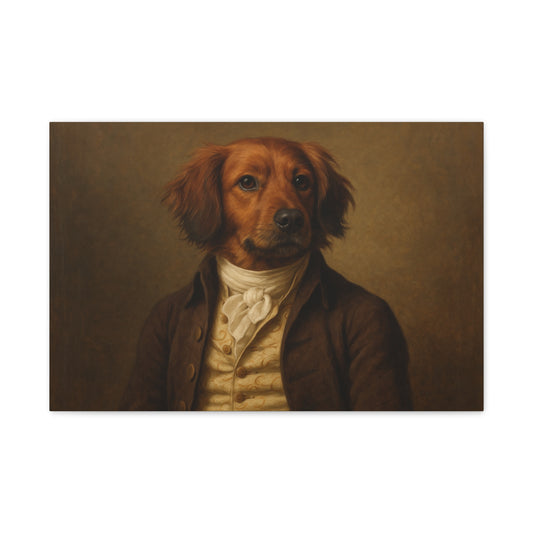 Regal Dog Portrait Matte Canvas - TRV