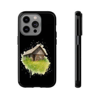Rustic Farmhouse Phone Case, Cute Cottage Design, Tough Cases for Nature Lovers, Eco-Friendly Gift, Customizable Tech Accessories - TRV