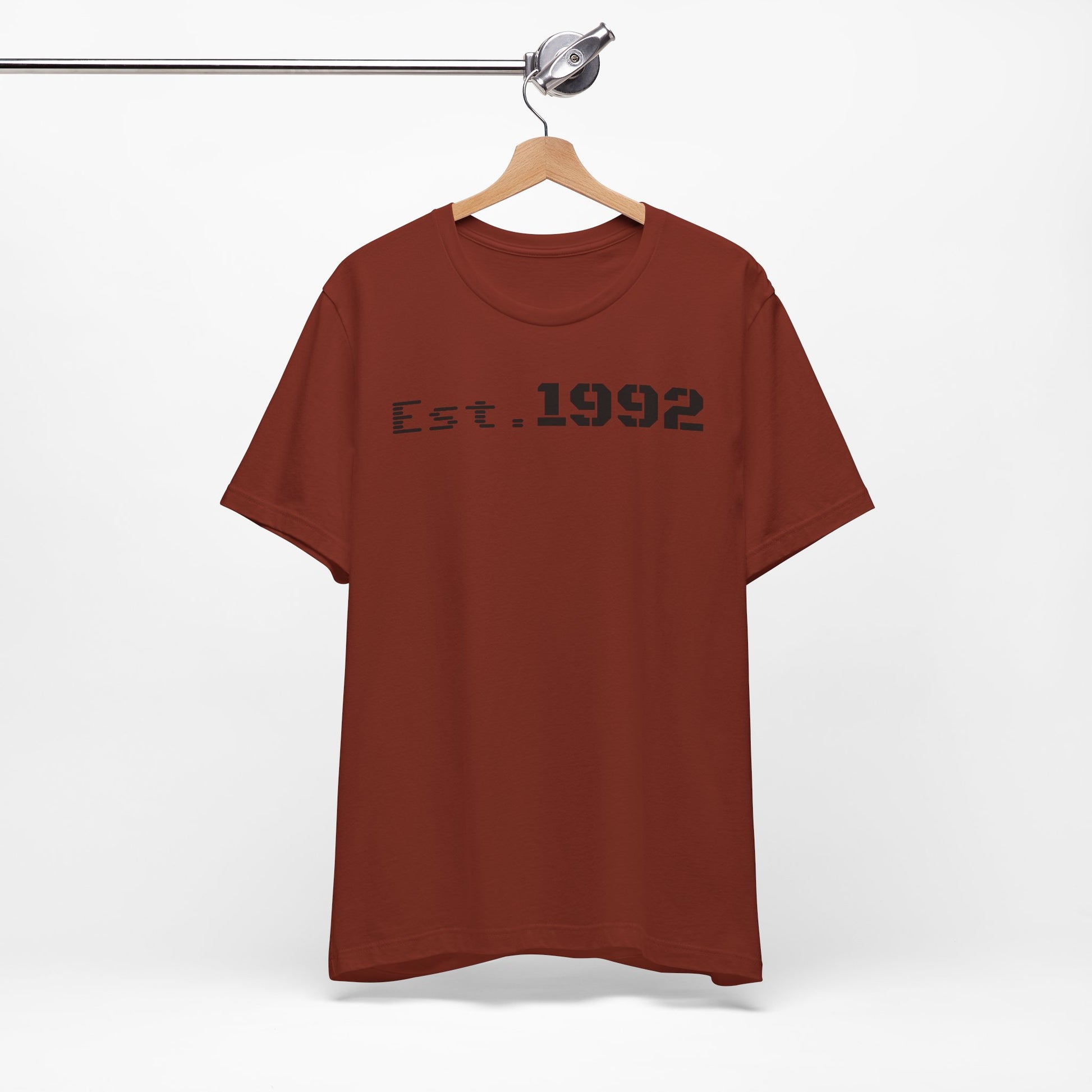 Est. 1992 Unisex Jersey Tee - Retro Birthday Gift, Casual Wear, Cool Vintage T-Shirt, Gift for Him, Gift for Her - TRV