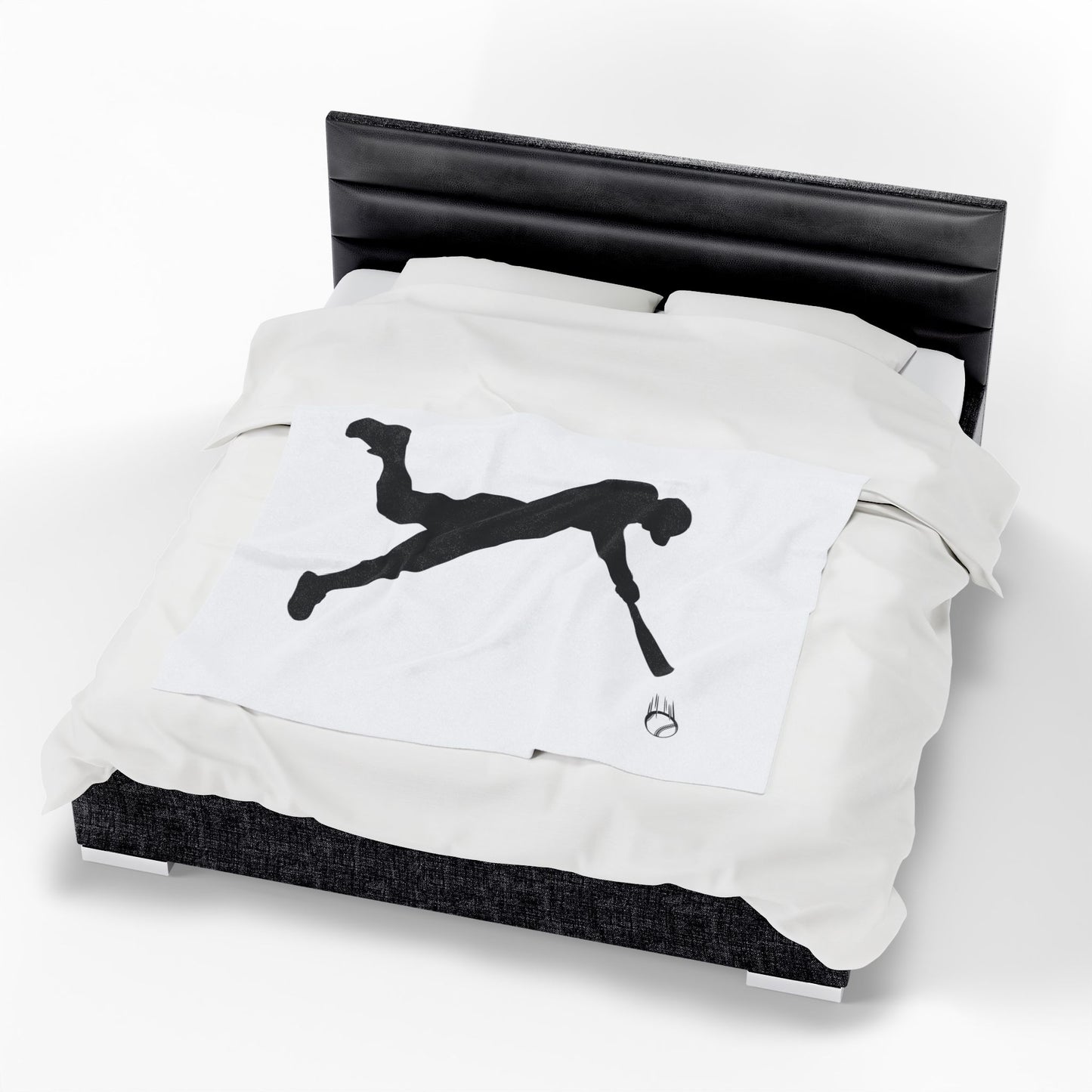 Baseball Velveteen Plush Blanket, Cozy Sports Throw, Soft Blanket for Fans, Great Gift for Baseball Lovers, Home Decor - TRV
