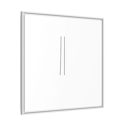Minimal Line Art | Matte Canvas Framed
