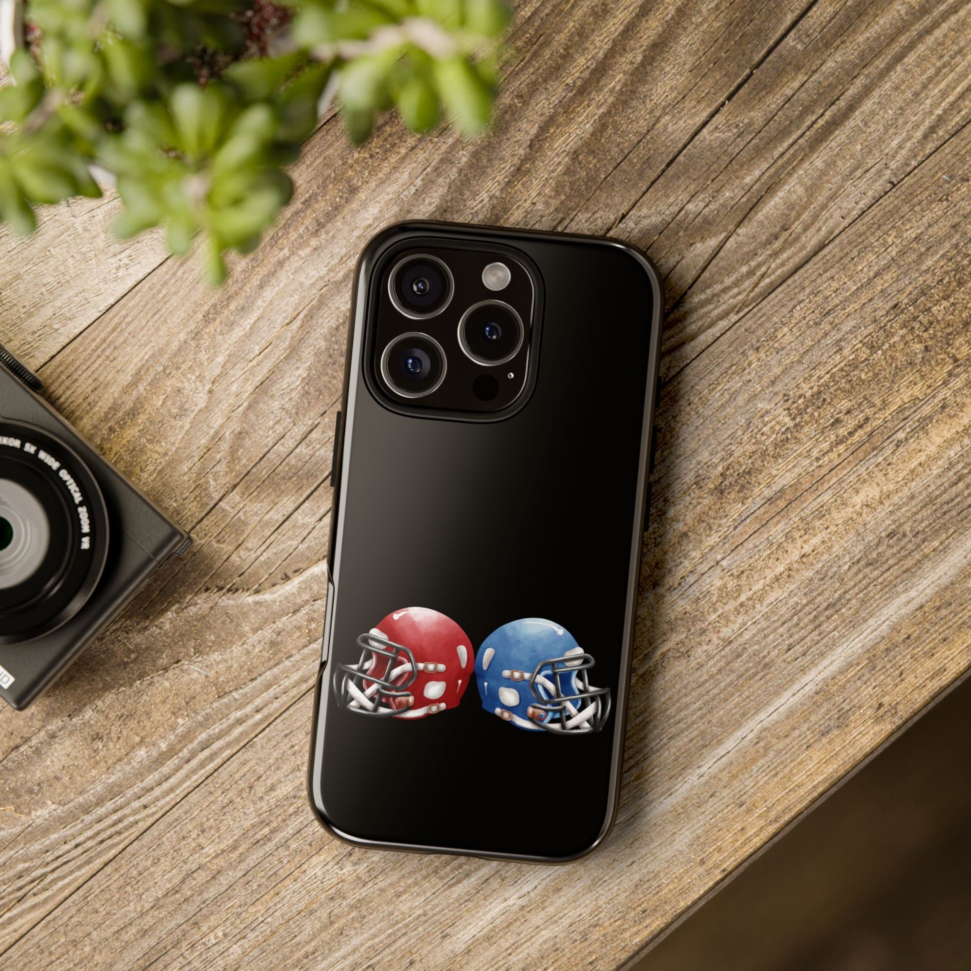Football Helmet Phone Case, Tough Cases for Sports Fans, Gifts for Gamers, Durable Phone Cover, Unique Tech Accessories - TRV