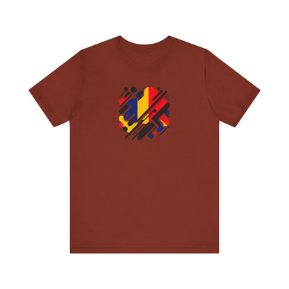 Artistic Heart Unisex Jersey Tee - Vibrant Graphic Tee, Casual Wear, Gift for Art Lovers, Birthday Surprise, Everyday Comfort - TRV