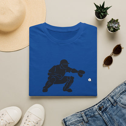 Baseball Catcher Unisex Softstyle T-Shirt, Sports Apparel, Gift for Athletes, Workout Gear, Casual Wear, Special Occasions