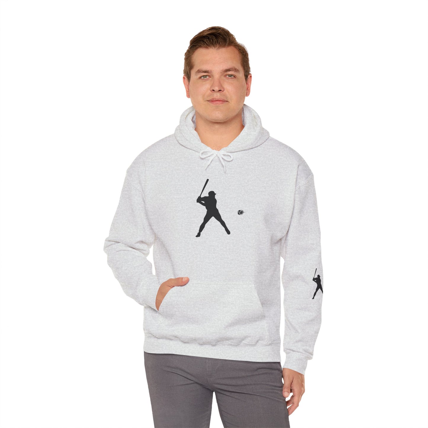 Baseball Themed Unisex Hoodie, Streetwear, Sports Fan Sweatshirt, Gift for Athletes, Casual Wear, Fall Fashion - TRV