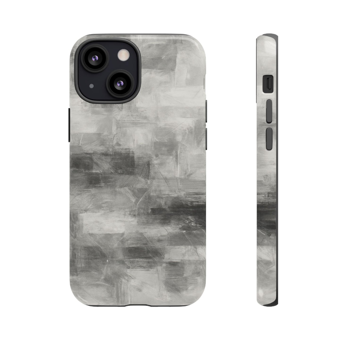 Stylish Phone Case for Tough Protection, Marble Grey Design, Customizable Gift for Her, Unisex Mobile Accessory, Birthday Present, [...] - TRV